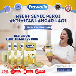 Paket 1-3 Box Susu Etawalin | Akun Resmi Etawalin | 200 Gram Original [BPOM] | Untuk Tulang & Sendi | Susu Kambing Etawa Minuman Dairy Milk Manis  Bahan Bubuk | Bantu Masalah Tulang & Nyeri Sendi