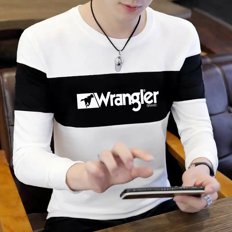 sweater wran gler sweater distro kombinasi unisex casual fleece lembut tebal Oversize