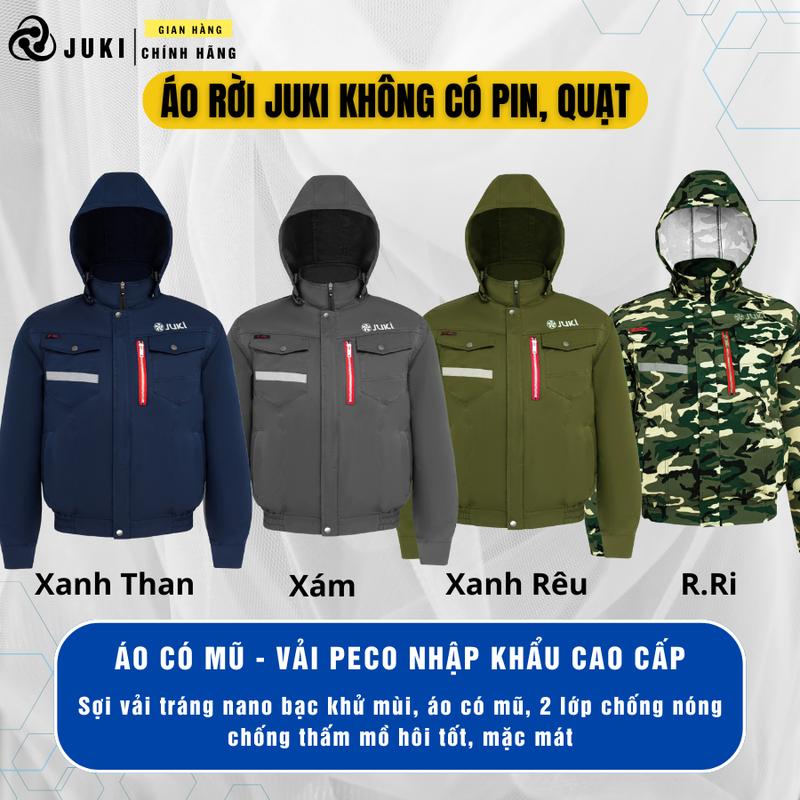 (ÁO DỜI KHÔNG PHỤ KIỆN) Áo Điều Hòa JUKI Mới Nhất 2025 Không Xù, Kháng Khuẩn, Khử Mùi, Mặc Mát