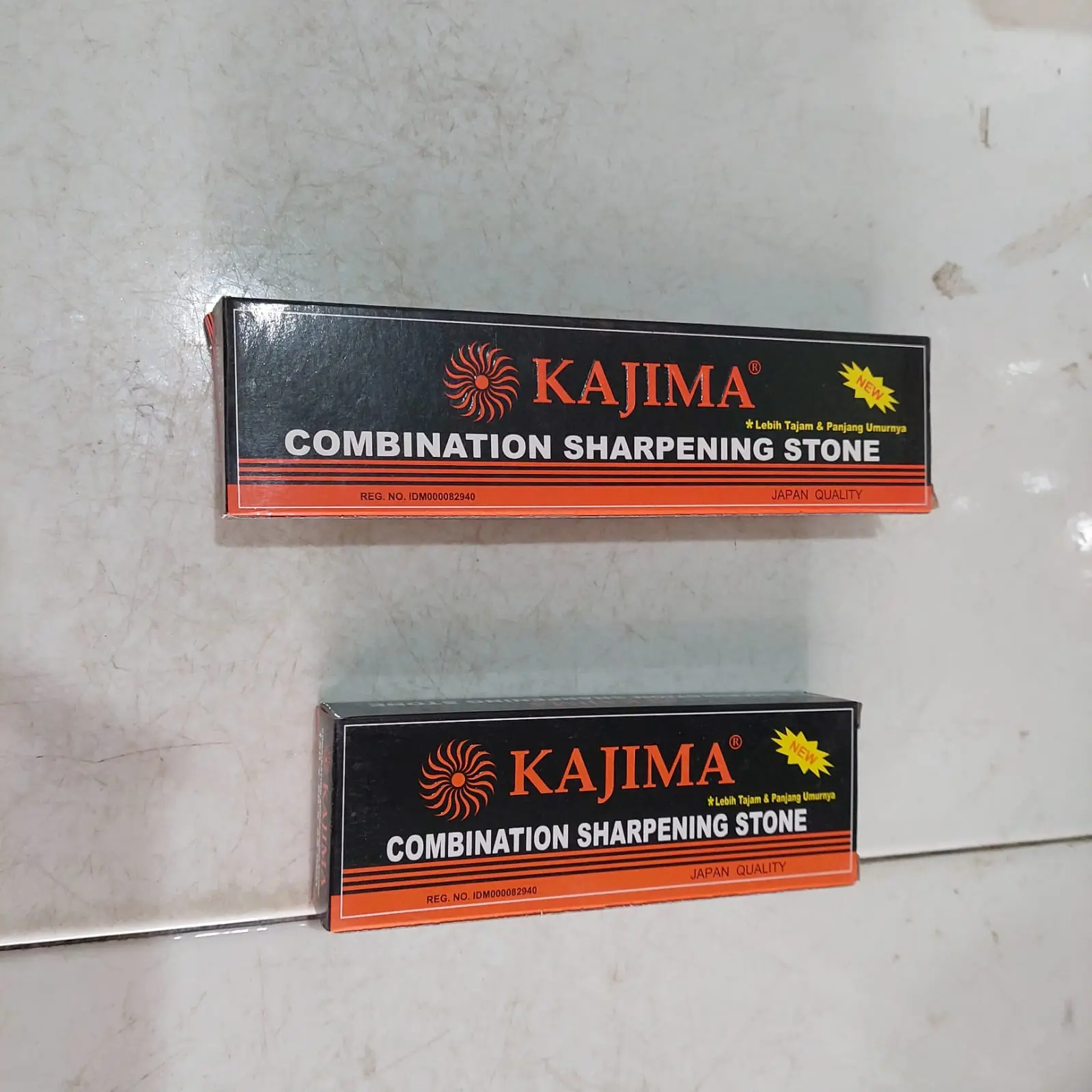 Batu Asahan KAJIMA 8", 6" - Batu gosok KAJIMA 8", 6" - Batu asah pisau KAJIMA