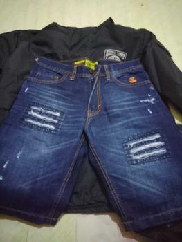 Product Review of SiZE 28-33 [COD+GRATIS ONGKIR]Celana pendek Black viper terbaru motif catur slimfit denim distro santay starboy Jeans Tebal Lembut Stretch Pria Cowok Santai  Keren denim outfit from r**2 0