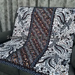 obral sarung santri bahan katun lembut halus dan adem ukuran dewasa sarung batik viral khas pekalongan motif laseman motif bakaran motif songket motif balimun motif kawung motif merak lengkap bahan adem harga grosir murah berkualitas Pria Muslim Hitam