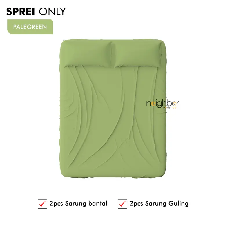 Sprei Set Only / Hanya Sprei Polos Ukuran 160x200 Premium Lembut Kasur Nomor 2 3