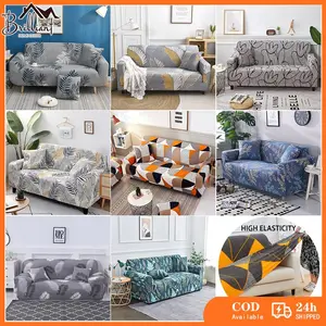 BRilliant Home Cover Sofa Sarung Sofa / Anti-Selip Cover Sofa 1/2/3/4  Seater Sarung Sofa Penutup Sofa Elastic Sarung Bantal Sofa