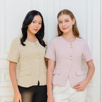 Gambar Chocochips - Laverna Top / Atasan Wanita Modis Lengan Pendek Model Depan Asimetris - Black, S dari Chocochips Boutique Kota Administrasi Jakarta Barat 1 Tokopedia