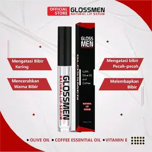 Lip Serum Pria Bibir Hitam Menjadi Pink GLOSSMEN Pelembab Bibir Cowok Lipserum