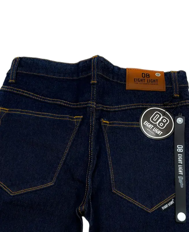 Celana Jeans Panjang Pria Slim Fit Streetch Ori EIGHT LIGHT DENIM 08 Premium Navy Garment 7