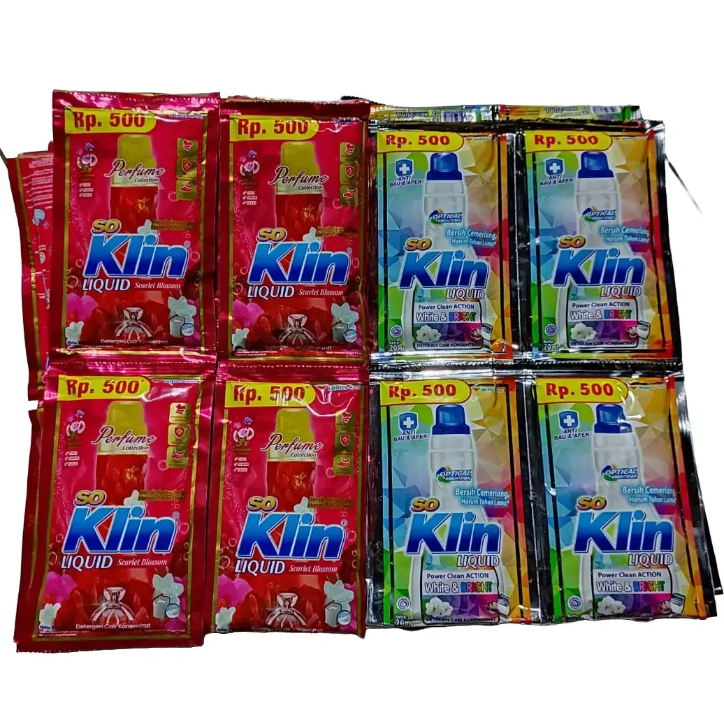 Paket Soklin Liquid 24 pcs 500 an Murah Deterjen Cair