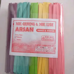ArSan - Mie Gepeng Warna Mix 500gr Bebas Susu Organik Noodles Food