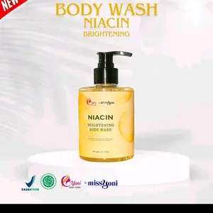 Niacin brightening body wash
