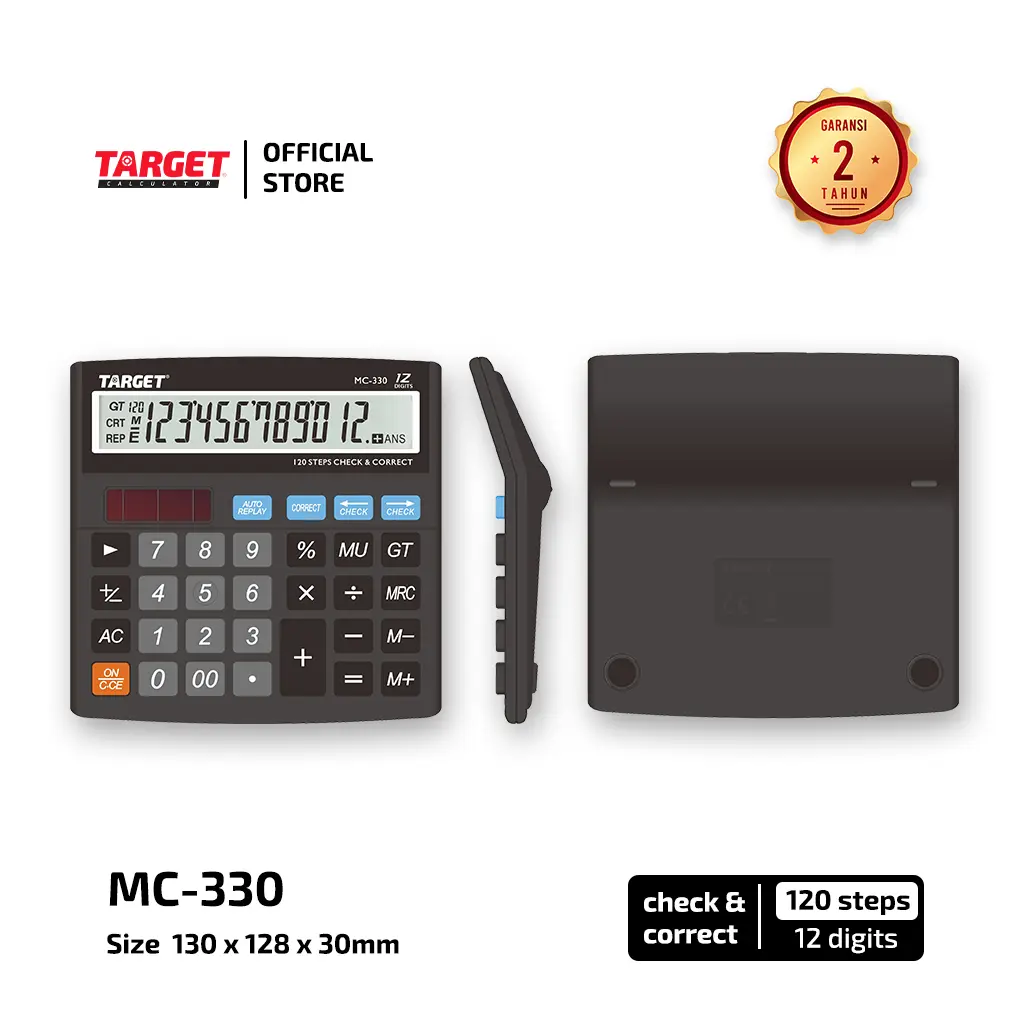 Target MC-330 - Desktop Calculator - 12 digit