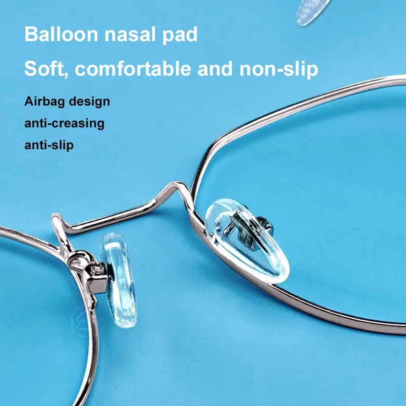 Eyeglass nose bracket Silicone accessory case Depressurized non-slip indentation nose bracket Eye frame Comfortable air bag nose bridge bracket