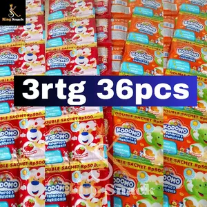 [3rtg] Sampo Anak kodomo Shampo dan  Conditioner Renceng Kemasan 10ml isi 36pc Varian Stroberi dan Jeruk