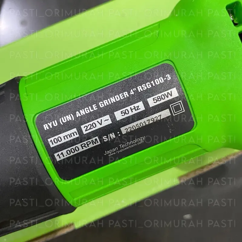 Mesin gerinda RSG 100-3 grenda tangan gerinda ryu tekiro rsg100-3 100 3 4 RSG 100-4 3