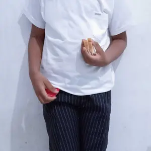 Gasba setelan anak celana stripe pant kaos saku Fashion