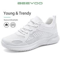 Gambar Beeyoo Sepatu Formal Casual Wanita Sepatu Sekolah Kets Cewek Sepatu Sneakers Fashion Korea Hitam Karet Olahraga Putih Shoes WK706 - Putih, 38 dari beeyoo Kota Tangerang 1 Tokopedia