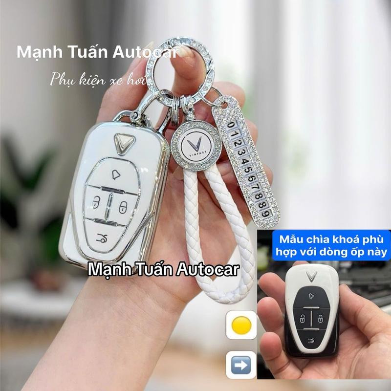 Ốp chìa khoá Vinfast VF6 - VF7. VF8 - VF9 bản mới . Bọc chìa khoá xe điện Vinfast chất liệu TPU mềm