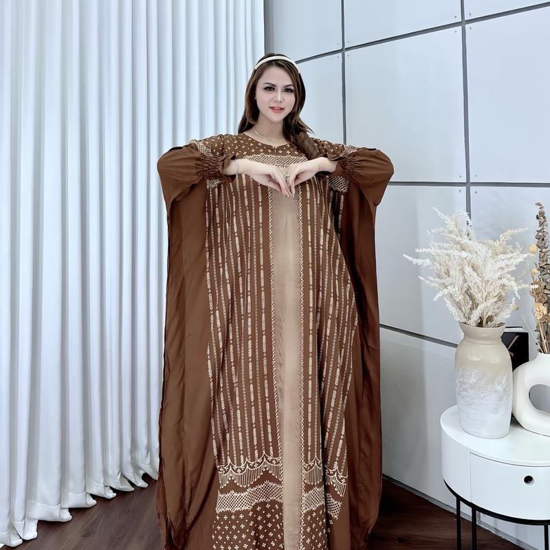 Kaftan Aceh // kaftan viral // kaftan rayon //kaftan jumbo // kaftan muslim Wanita Gamis Syari Lebaran 1