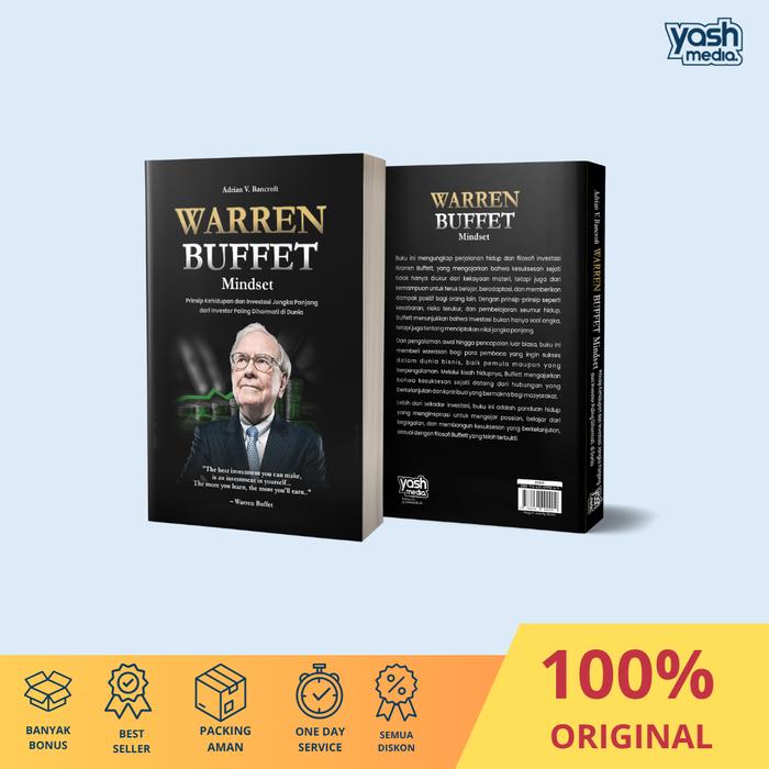 Gambar Yash Media - WARREN BUFFET MINDSET [ Seri Mindset Tokoh Berpengaruh ] karya Adrian V. Bancroft dari Yashmedia Kab. Sleman Tokopedia