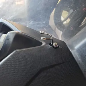 Gantungan barang motor universal dengan baut titan stainless dan titanium gantung motor crome universal Besi Motorcycle