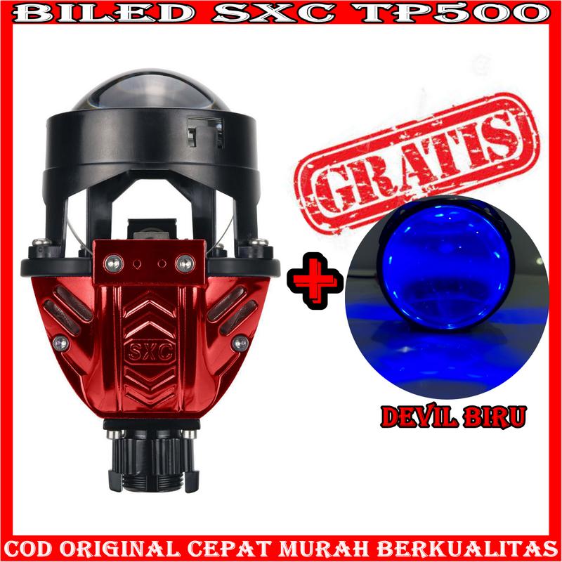 ORIGINAL BILED SXC 2,5 INCHI 60 WATT BILED SXC BILED TP500 MURAH DANA PELAJAR CAHAYA PADAT LAMPU MOTOR MOBIL 5
