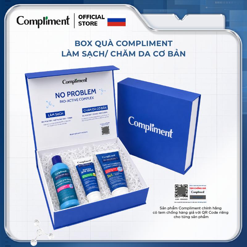 Box quà Compliment chăm sóc da cơ bản và làm sạch da