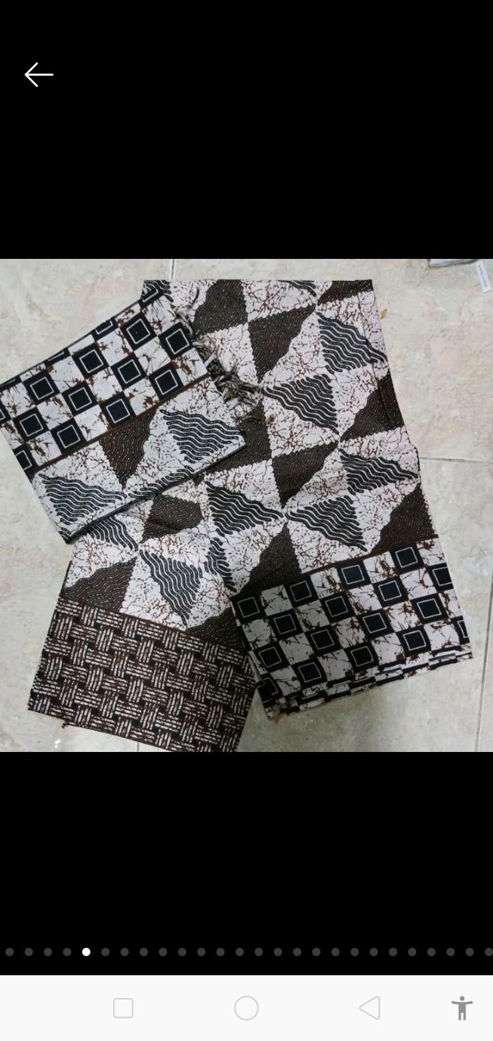 Product Introduction of Kamen  Motif batik  Katun lembaran set selendang 12