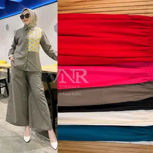 celana kulot vienara Muslim Panjang Wanita