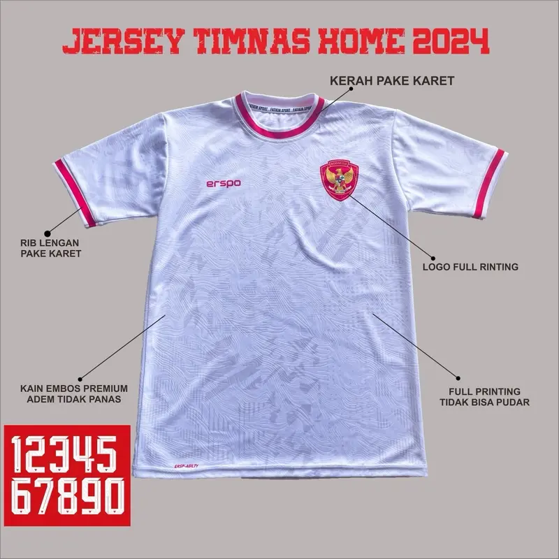 Jersey Printing Timnas 2024 Away 0