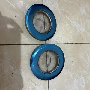 AURORA Saringan Wastafel Cuci Piring Anti Karat Stainless Steel Bentuk Oval