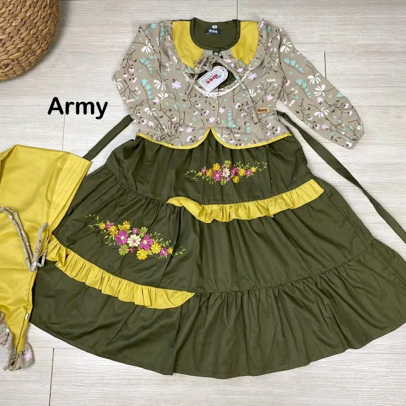 GAMIS ANAK BY IBEE 1-12 KODE MR MOTIF TERBARU