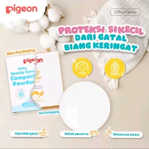 Pigeon Bedak padat bayi Compact powder cake chamomile 45 gr Reffil Kulit