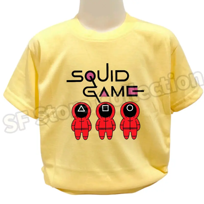 Kaos Anak Perempuan dan Laki Laki Squid Game - Fashion Anak 3