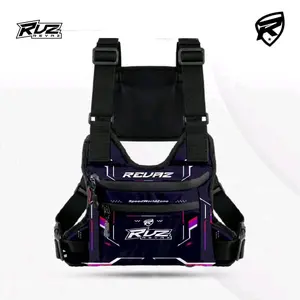 Tas pria /Tas dada  chest bag rompi keren motif/tas dada kekinian/tas dada pria wanita outdoor and adventure Viral 2025 tas dada loreng