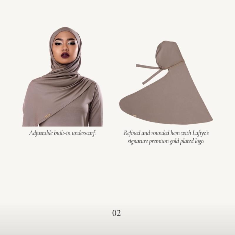 Skiv Tie Instant Lafiye Original Ready Stock Pasmina Instan Tencel Adem Pashmina Muslim Jilbab Kerudung Wanita 3