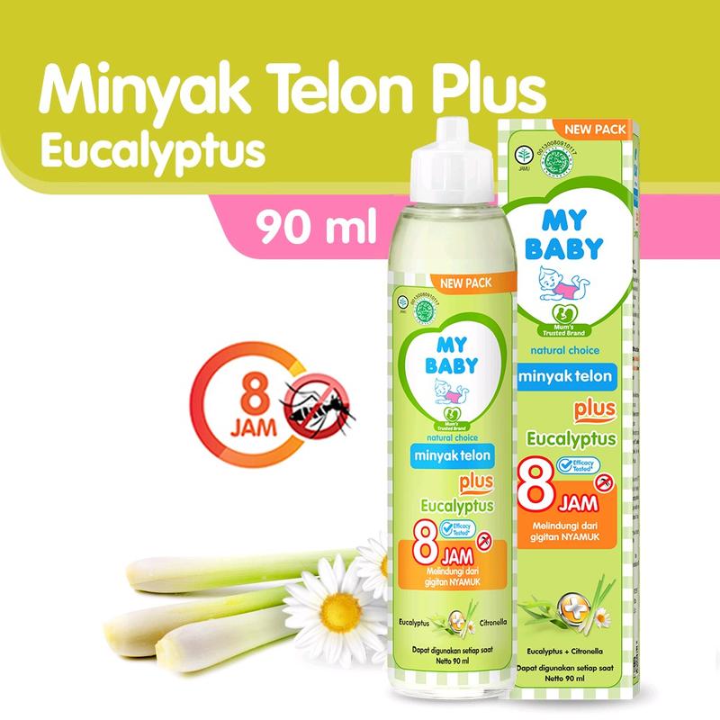 MY BABY MINYAK TELON EUCALYPTUS 8JAM UK 90ML 0