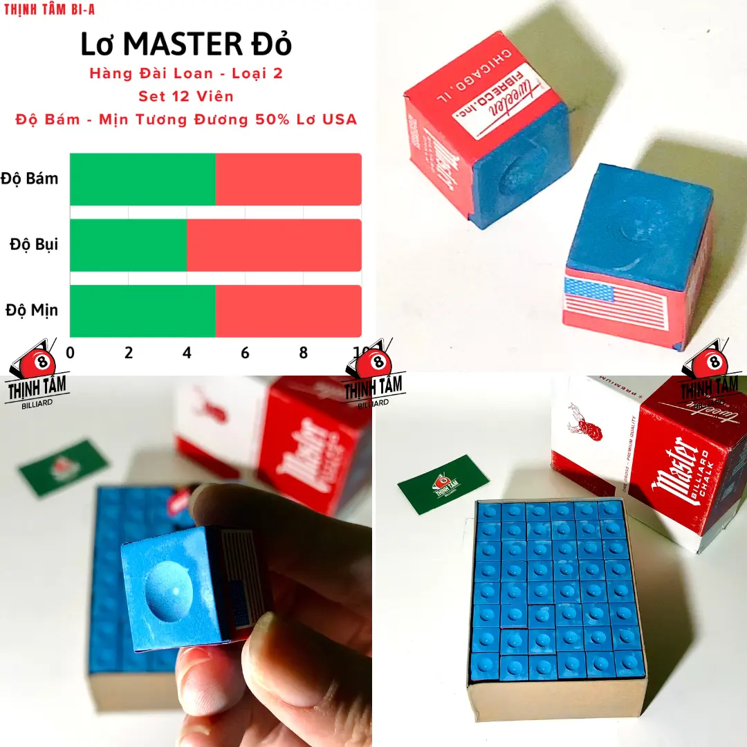 Set 12 Viên Lơ ĐL2 Đỏ