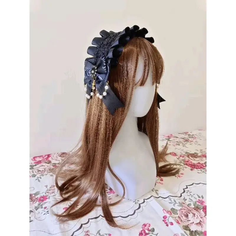 [ YUKA SHOPPU ] PREMIUM headband gothic bando lolita korea retro style vintage japanese harajuku
