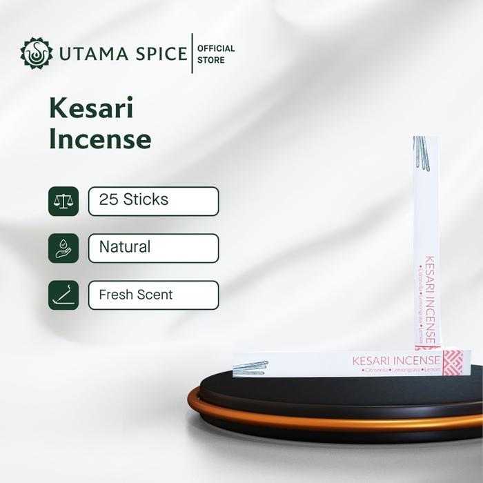 Gambar Utama Spice Kesari Incense 25 Sticks in Box - 25 sticks dari Utamaspice Kab. Gianyar Tokopedia