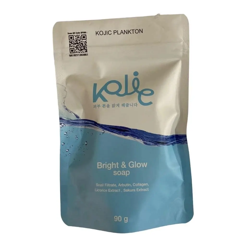 KOJIC PLANKTON Sabun Kojic 40g Plankton Bright and Glow Sabun Pencerah