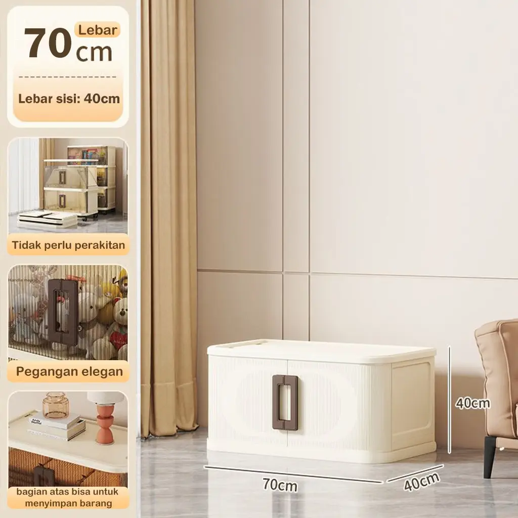 70cm-Putih krem-1 Susun