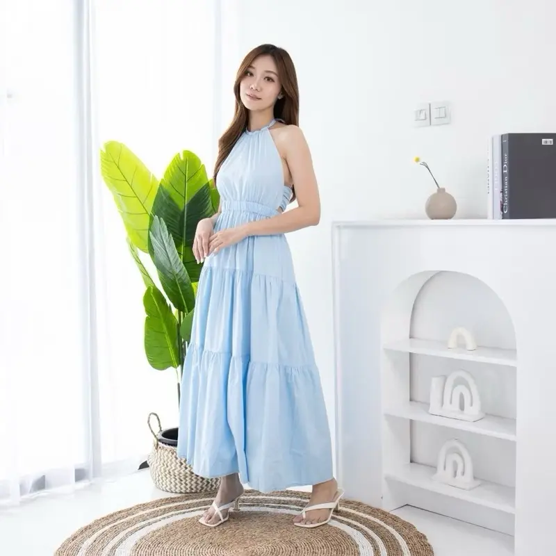 Miami dres backless katun twill premium Wanita 0