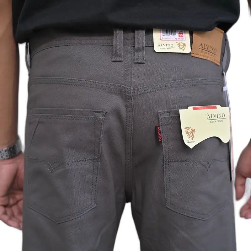 Celana ALVINO / Celana Kanvas Tebel ALVINO Original 100% Panjang Pria 0