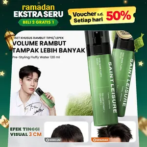 [Produk Asli] Saint Leisure Hair Volumizing Spray – Hair Fluffy & Anti‑Lepek, Styling Mudah Pemula 100ml Hairspray Haircare Perawatan