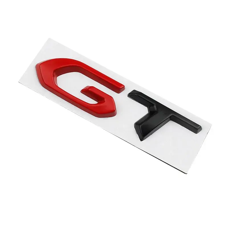 Logo Kim Loại 3d Chữ Gt Biểu Tượng Cốp Xe Ô Tô Đề Can Decal Can, Cho Peugeot 208 308 3008 207 508 5008 408 Gt Line, Phụ Kiện Nhãn Dán 6