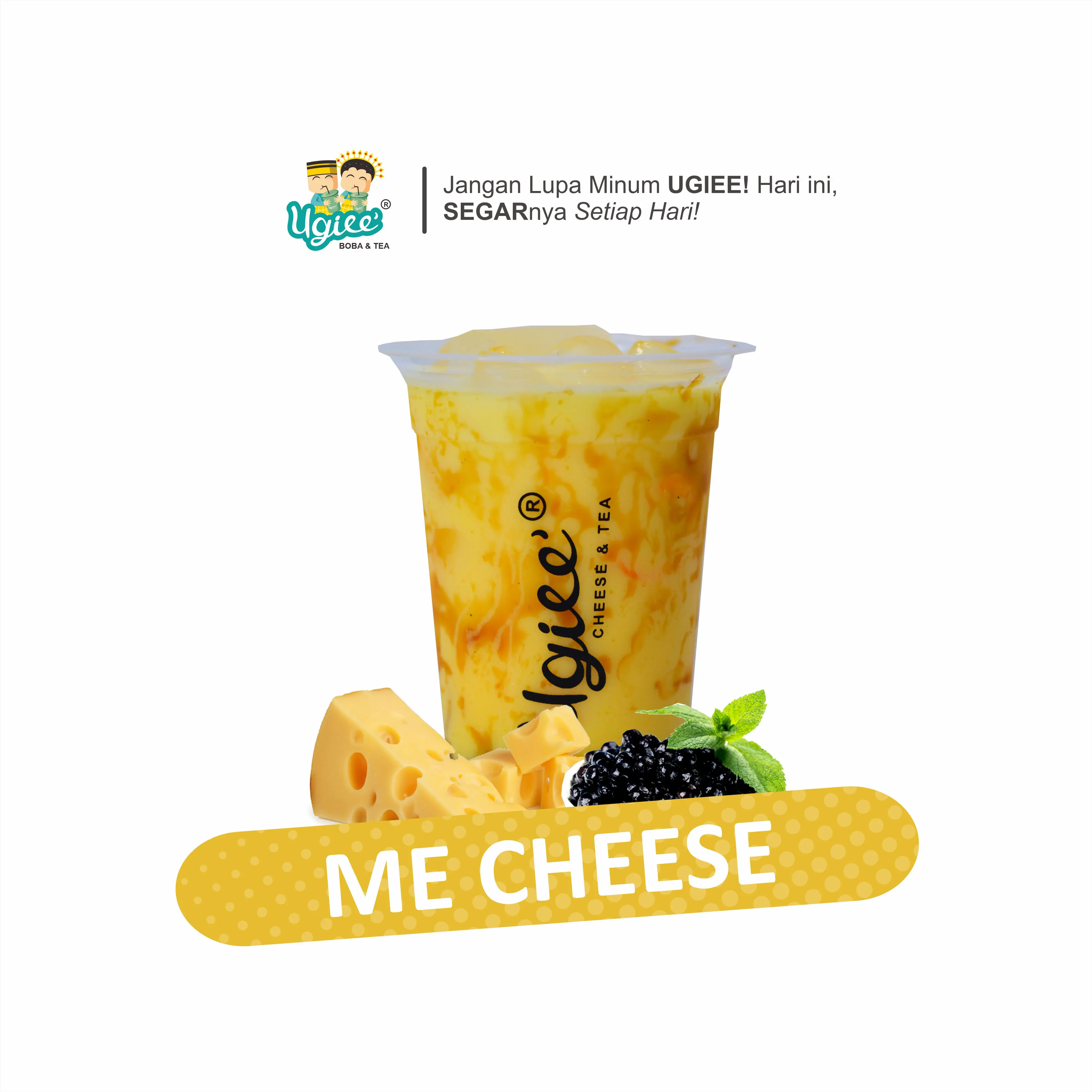 Me Cheese 16oz - Isi 1 sachet Bubuk Minuman Racikan UGIEE Boba & tea
