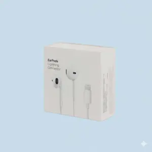 Headset Earphone Lightning Kabel Compatible iPhone – Headset Wired Mic Jernih Nyaman Dipakai  Bass