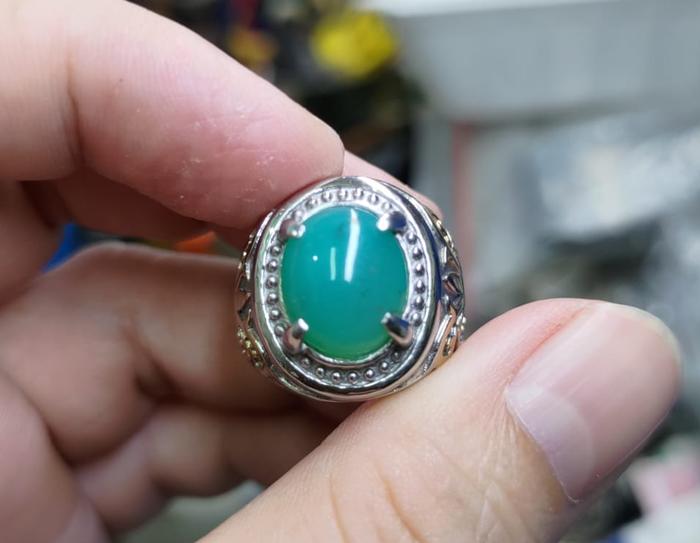 Gambar Cincin Batu Bacan Palamea Super BC122 Warna Relaxa Indah Size Kantoran dari CNC phoneshop Kota Administrasi Jakarta Pusat Tokopedia