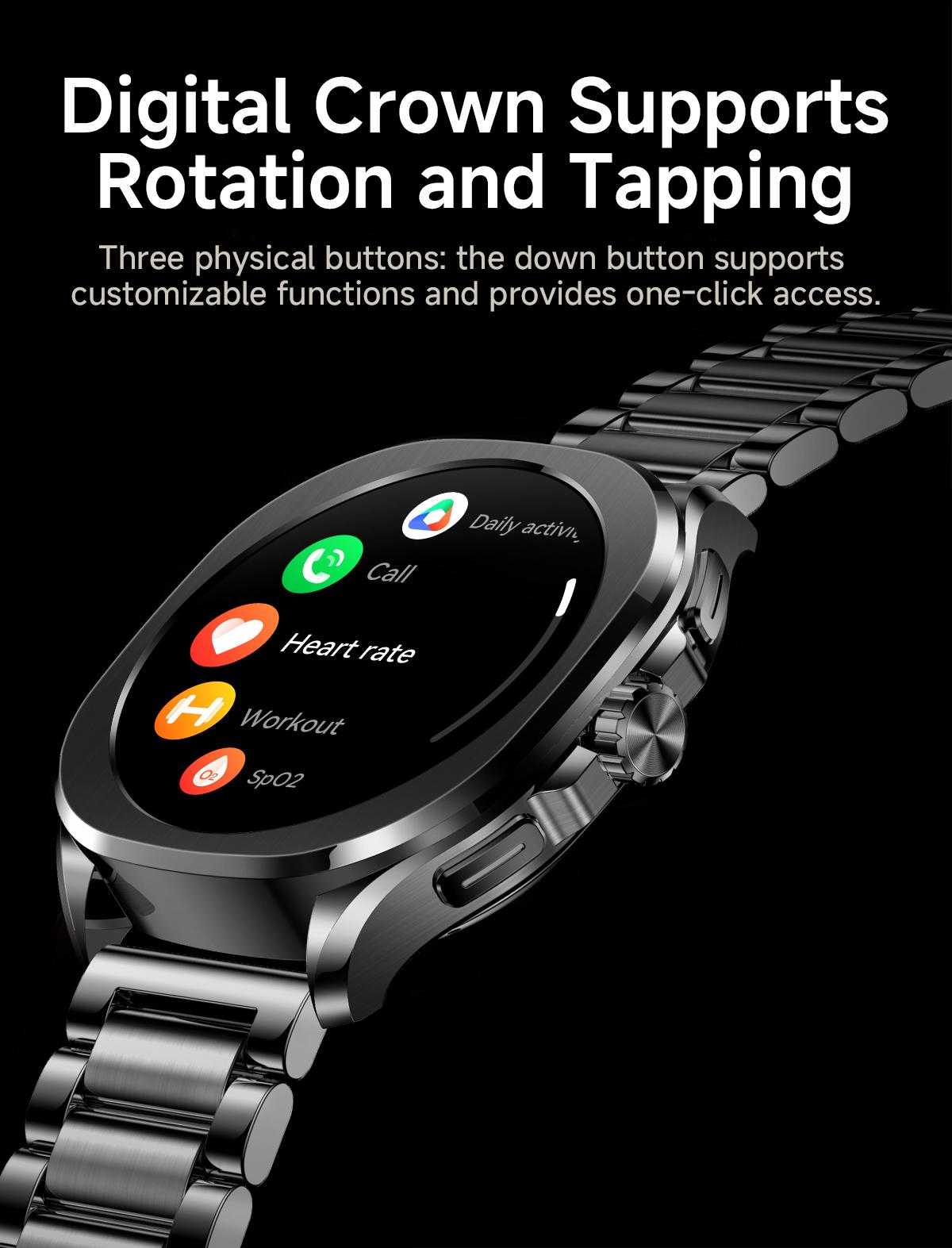 Aolon Cube AGPS Whatsapp Reply Jam Tangan Pintar Pria Layar AMOLED 1ATM Tahan Air 140 Mode Olahraga & Sensor Denyut Jantung Generasi Ketiga Smartwatch Aolon Cube AGPS Whatsapp Reply Jam Tangan Pintar Pria Layar AMOLED 1ATM Tahan Air 140 Mode Olahraga & Sensor Denyut Jantung Generasi Ketiga Smartwatch