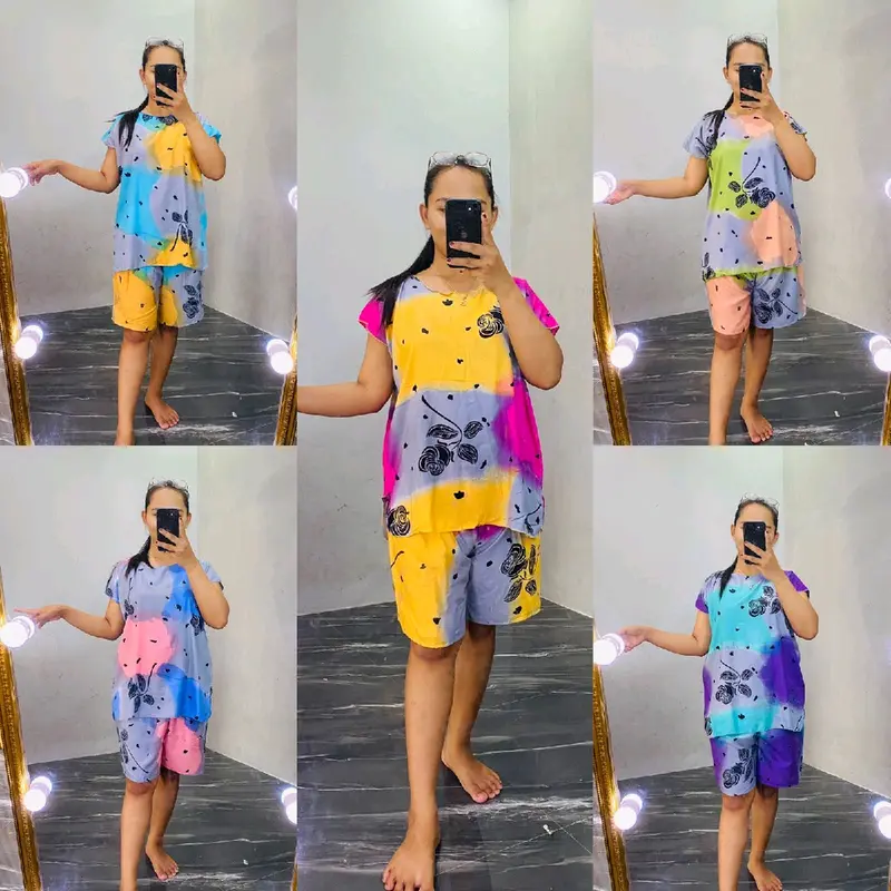 3 PCS BABYDOL PENDEK RAYON KRILL Setelan Wanita 1